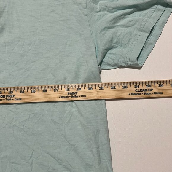 Peter Millar Crown Crafted Polo Shirt Preppy Light Blue Teal Men's size Medium - Picture 2 of 7